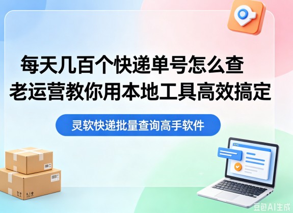 每天几百个快递单号怎么查老运营教你用本地工具高效搞定